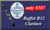 Buffet B12 Student Clarinet $507 with free shipping 