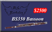 RS Berkeley BS350 Signature Series Bassoon $2500 with free shipping