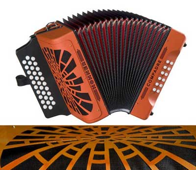 Orange Accordion