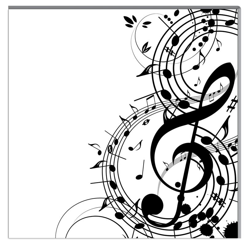 clipart of music notes and instruments - photo #13